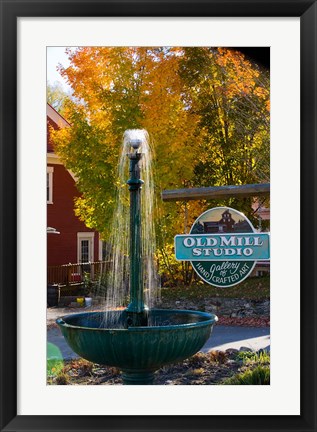 Framed Old Mill Art Gallery, Whitefield, New Hampshire Print