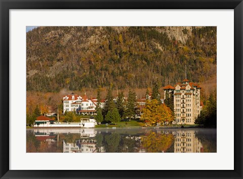 Framed Balsams Resort in Dixville Notch, New Hampshire Print