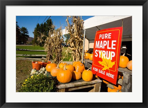 Framed Hunter&#39;s Acres Farm in Claremont, New Hampshire Print