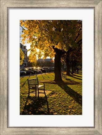 Framed Late afternoon, Hanover, New Hampshire Print