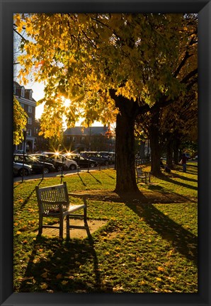 Framed Late afternoon, Hanover, New Hampshire Print