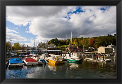 Framed Sunapee Harbor, Lake Sunapee, New Hampshire Print