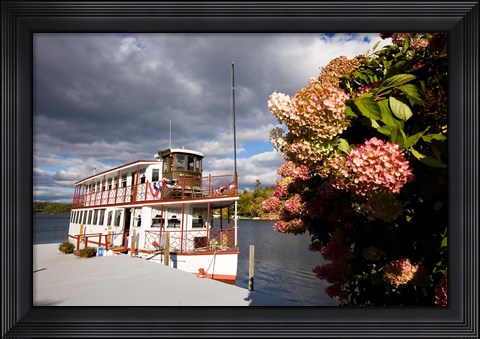 Framed MV Kearsarge on Lake Sunapee, New Hampshire Print
