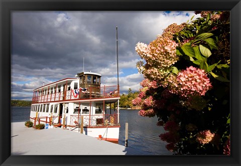 Framed MV Kearsarge on Lake Sunapee, New Hampshire Print