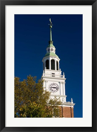 Framed Baker Hall on the Dartmouth College Green in Hanover, New Hampshire Print