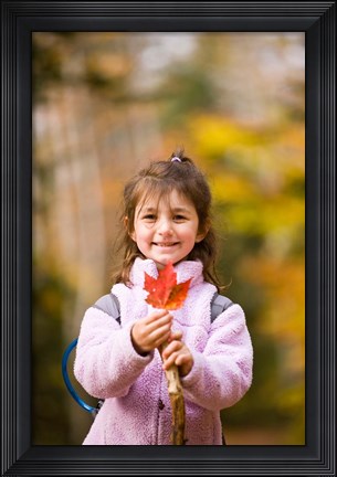 Framed Children, Lincoln Woods Trail New Hampshire Print
