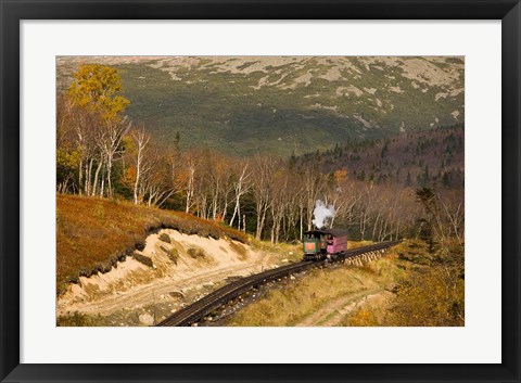 Framed Mt Washington in Twin Mountain, New Hampshire Print