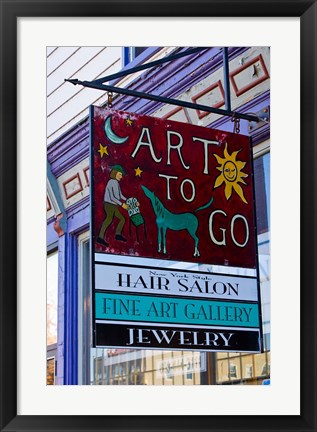 Framed Littleton, New Hampshire Print