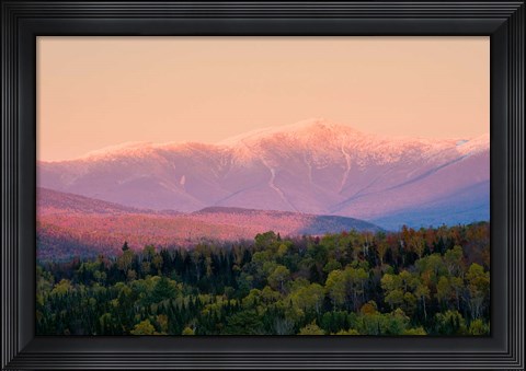 Framed Mt Washington White Mountains New Hampshire Print