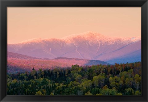 Framed Mt Washington White Mountains New Hampshire Print