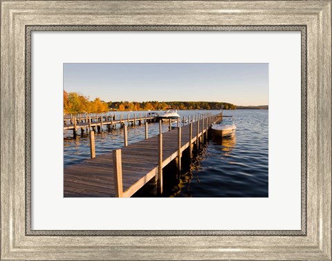 Framed Lake Winnipesauke, Wolfeboro, New Hampshire Print