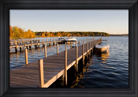 Framed Lake Winnipesauke, Wolfeboro, New Hampshire Print