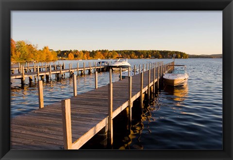 Framed Lake Winnipesauke, Wolfeboro, New Hampshire Print