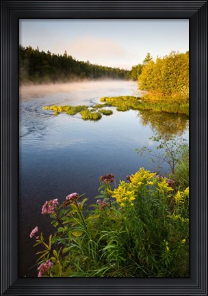 Framed Androscoggin River, Errol, New Hampshire Print