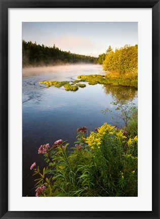 Framed Androscoggin River, Errol, New Hampshire Print