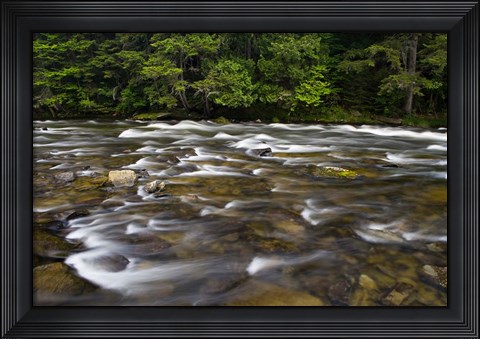 Framed Connecticut River, Pittsburg, New Hampshire Print