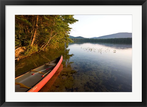 Framed White Lake State Park, New Hampshire Print
