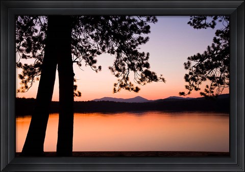 Framed White Lake State Park, New Hampshire Print