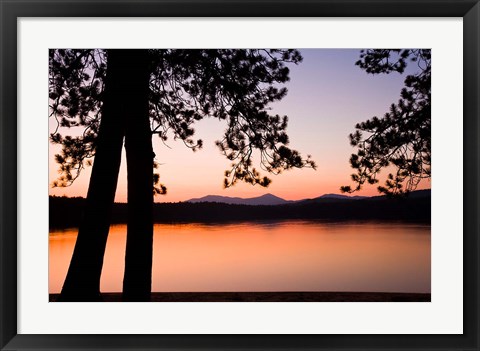 Framed White Lake State Park, New Hampshire Print