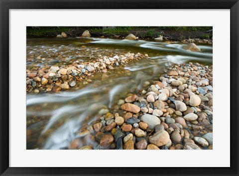 Framed Saco River in Bartlett, New Hampshire Print