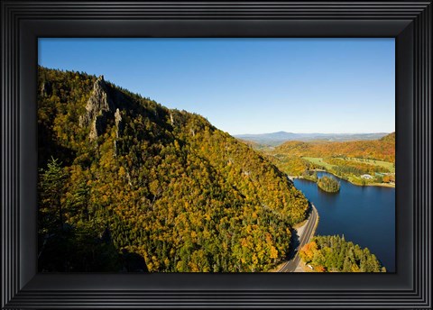 Framed Lake Gloriette, New Hampshire Print