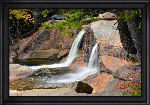 Framed Diana&#39;s Bath, Bartlett, New Hampshire Print