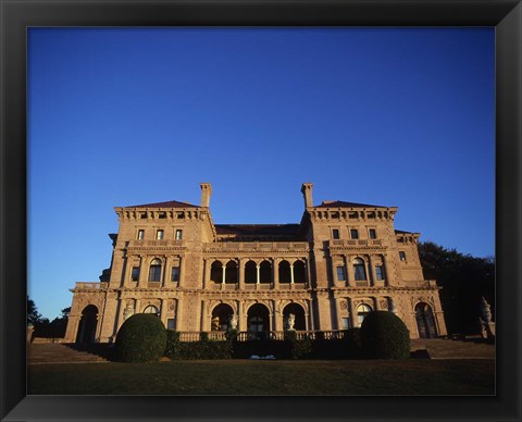 Framed View of The Breakers Mansion, Newport, Rhode Island Print