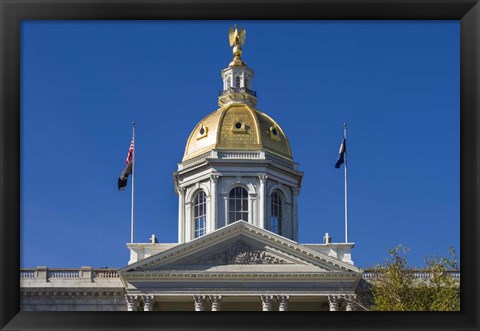 Framed New Hampshire, Concord, New Hampshire State House, exterior Print