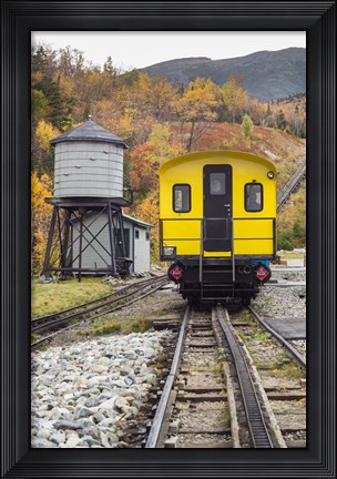 Framed New Hampshire, White Mountains, Bretton Woods, Mount Washington Cog Railway Print