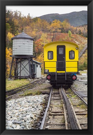 Framed New Hampshire, White Mountains, Bretton Woods, Mount Washington Cog Railway Print