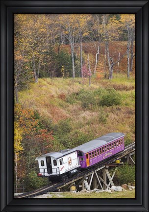 Framed New Hampshire, Bretton Woods, Mount Washington Cog Railway Print