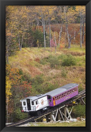 Framed New Hampshire, Bretton Woods, Mount Washington Cog Railway Print