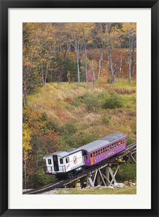 Framed New Hampshire, Bretton Woods, Mount Washington Cog Railway Print