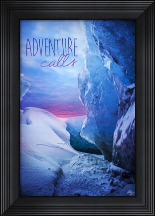 Framed Adventure Calls Print