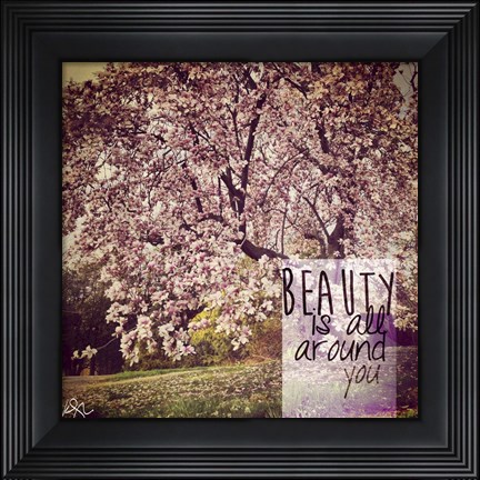 Framed Beauty Is Print