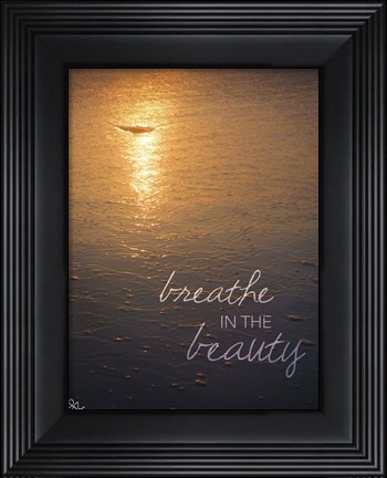 Framed Breathe Print
