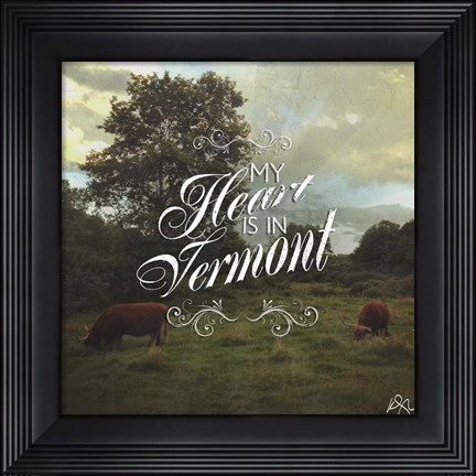 Framed Vermont Print