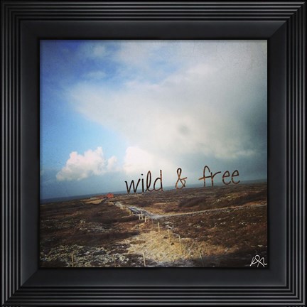 Framed Wild And Free 2 Print