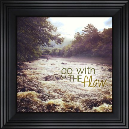 Framed With The Flow Print