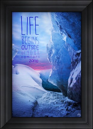 Framed Comfort Zone Print