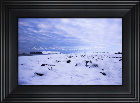 Framed New Experiences Print