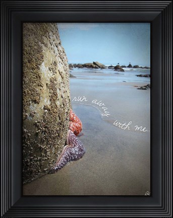 Framed Run Away With Me Print