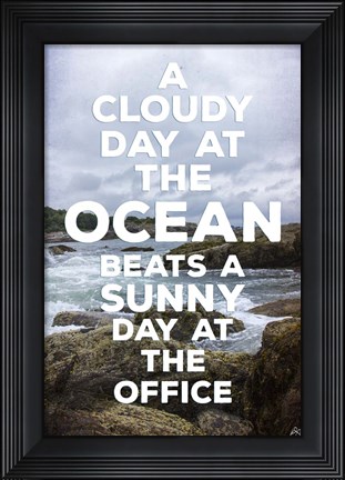 Framed Cloudy Day Print