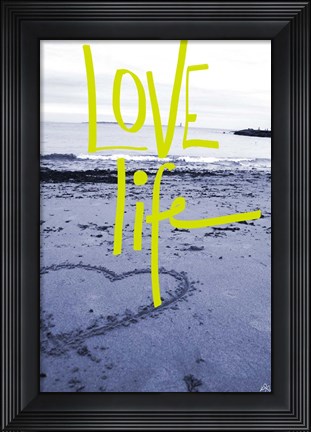 Framed Love life Print