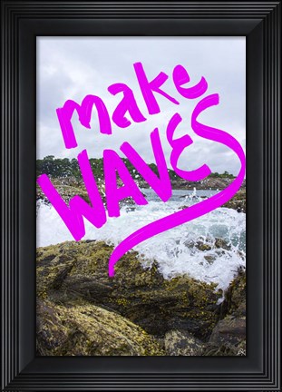 Framed Make Waves Print