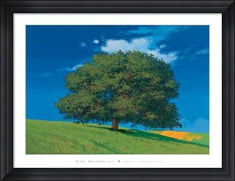 Framed Albero Sul Pendio Print
