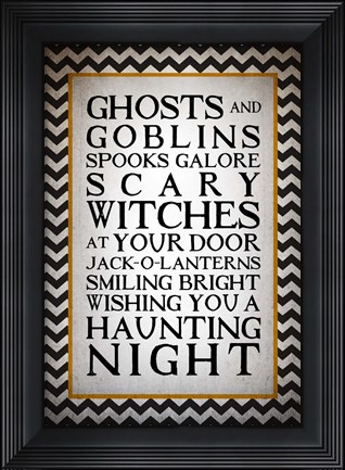 Framed Haunting Night Print