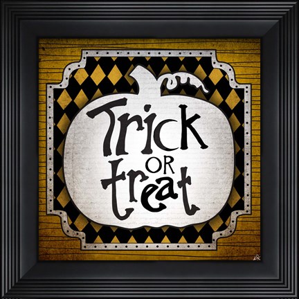 Framed Trick or Treat Print