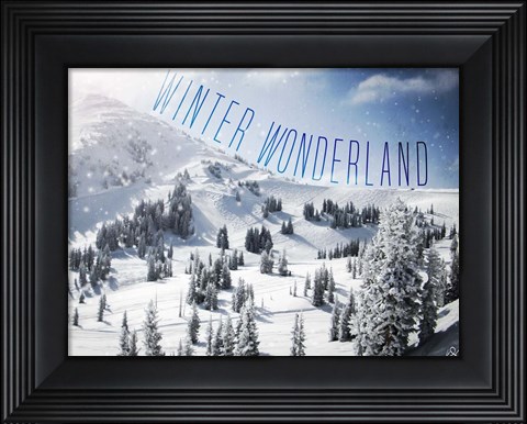 Framed Winter Wonderland Print