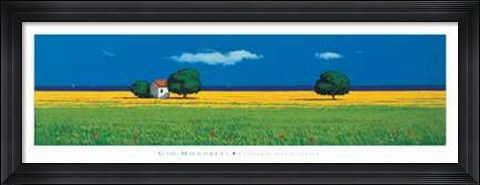 Framed Campagna Mediterranea Print